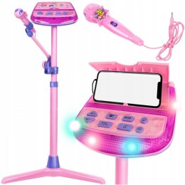 MIKROFON LEDOWY ZE STATYWEM DLA DZIECI 88026A