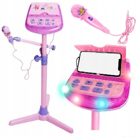 MIKROFON LEDOWY ZE STATYWEM DLA DZIECI 88026A