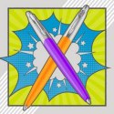Zestaw 2x długopis JOTTER ORGINALS POP ART MARIGOLD & FROSTY PURPLE, Parker 2141358