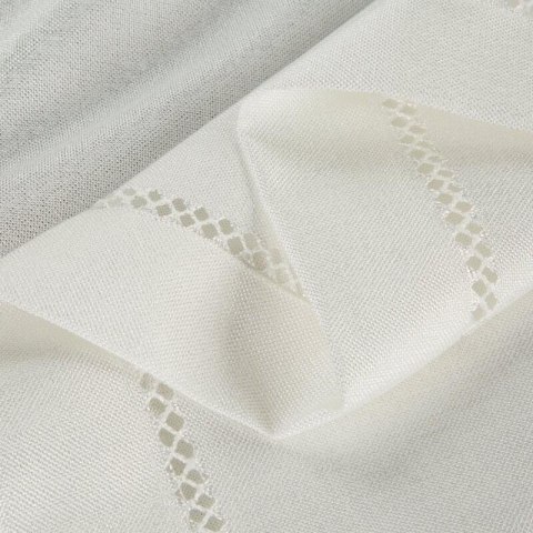 BIEŻNIK EUROFIRANY OBRUS   EMILY 40 X 180 CM BIAŁY