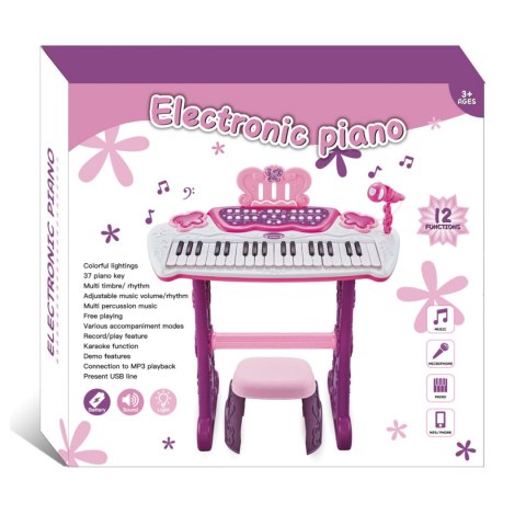 Keyboard dla dzieci organy mikrofon pianino 883BR
