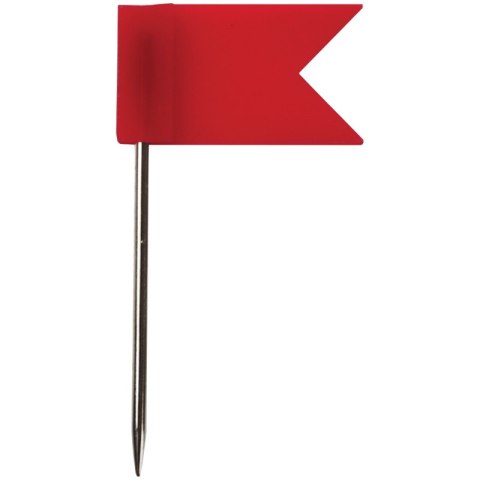 Pinezki -flagi,28x15 mm, dług. Igły 16 mm, różne kolory, zaw. euro, 50 szt. 143861/57855 Berlingo