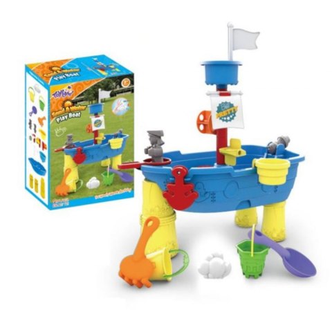 Stolik do piasku i do wody zjeżdżalnia statek 848