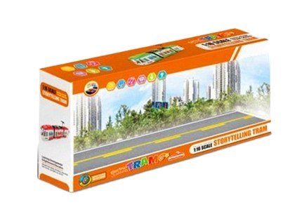 DUŻY TRAMWAJ JEŹDZI DŹWIĘKI ŚWIATŁA baterie 1598CZ