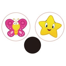 Termiczne naklejki na nocnik nauka sikania zestaw gwiazdka i motyl