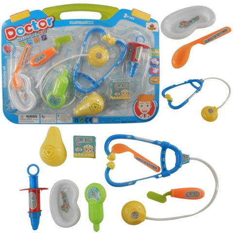 ZESTAW LEKARSKI MAŁY DOKTOR STETOSKOP 8 el.1017CDG