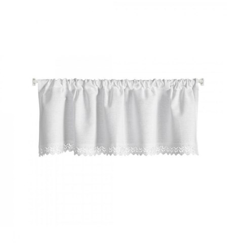 FIRANA FIRANKA GOTOWA EUROFIRANY GUSTO NA TAŚMIE 150X30 CM BIAŁY