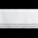 FIRANA FIRANKA GOTOWA EUROFIRANY ROSE NA TAŚMIE 150X30 CM BIAŁY