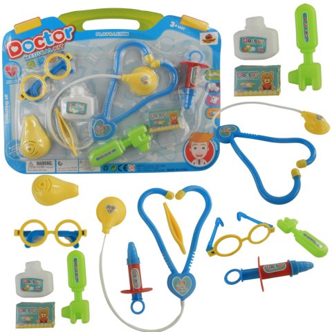 ZESTAW LEKARSKI MAŁY DOKTOR STETOSKOP 8 el.neurolog