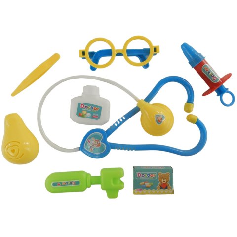 ZESTAW LEKARSKI MAŁY DOKTOR STETOSKOP 8 el.neurolog