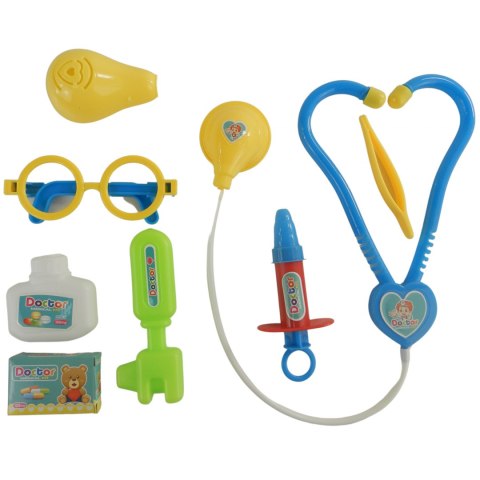 ZESTAW LEKARSKI MAŁY DOKTOR STETOSKOP 8 el.neurolog