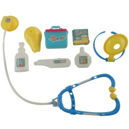 ZESTAW LEKARSKI MAŁY DOKTOR STETOSKOP 8 el.okulista