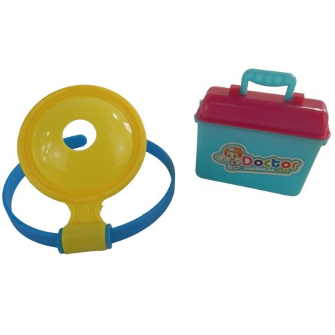 ZESTAW LEKARSKI MAŁY DOKTOR STETOSKOP 8 el.okulista