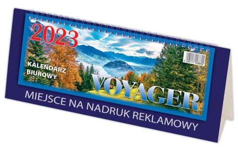 Kalendarz biurowy VOYAGER 2023 (H4g) - granat TELEGRAPH