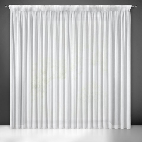 FIRANA FIRANKA GOTOWA EUROFIRANY MARGO NA TAŚMIE 300X270 CM BIAŁY