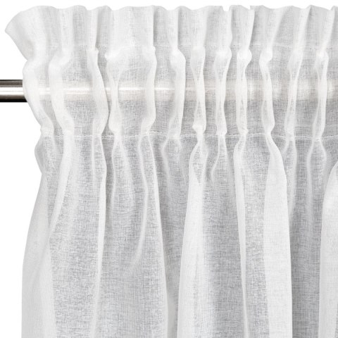 FIRANA FIRANKA GOTOWA EUROFIRANY MARGO NA TAŚMIE 300X270 CM BIAŁY