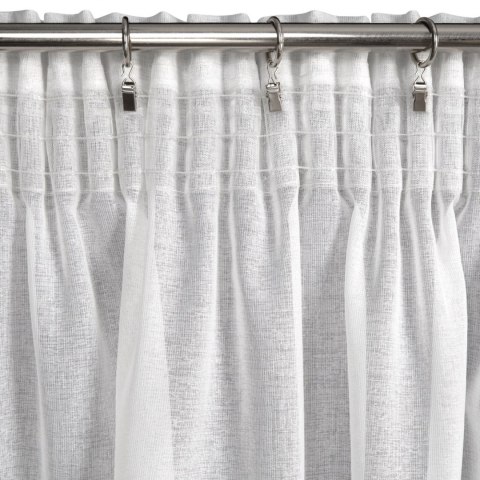 FIRANA FIRANKA GOTOWA EUROFIRANY MARGO NA TAŚMIE 300X270 CM BIAŁY