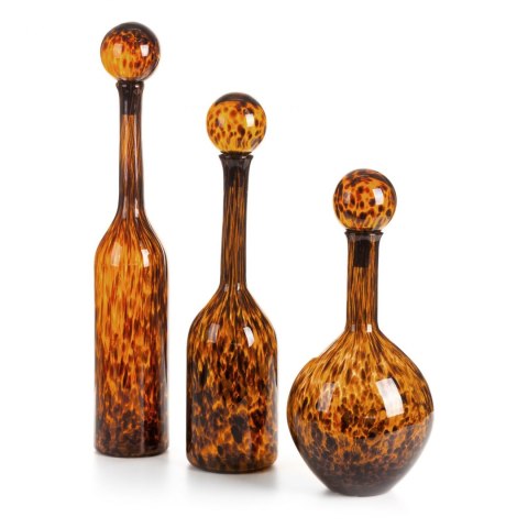 SZKLANY WAZON DEKORACYJNY EUROFIRANY ISLA (FI) 12X70 CM POMARAŃCZOWY