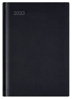 Kalendarz B-5 CLASSIC książkowy (C2), 09 - czarny karo 2025 TELEGRAPH