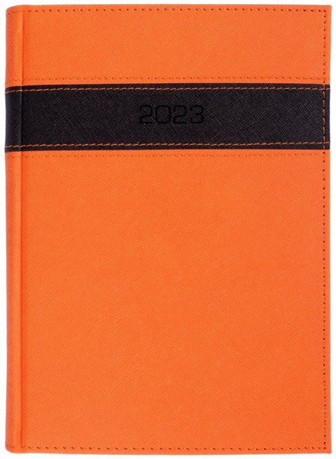 Kalendarz A4 dzienny przeszywany MIX Nr kat. A4D001B-MIX (pomarańczowy-Malaga/Porto) WOKÓŁ NAS