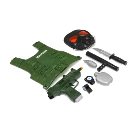 KOSTIUM ŻOŁNIERZA ŻOŁNIERZ AKCESORIA DLA DZIECI PRZEBRANIE HSY-035