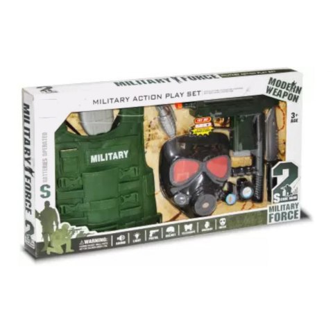 KOSTIUM ŻOŁNIERZA ŻOŁNIERZ AKCESORIA DLA DZIECI PRZEBRANIE HSY-035