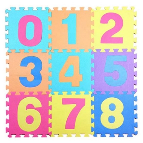 Puzzle piankowe mata eve 10 szt liczby CB-102