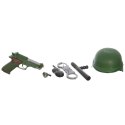 ZESTAW WOJSKOWY ŻOŁNIERZA ŻOŁNIERZ AKCESORIA DLA DZIECI KASK HSY-027
