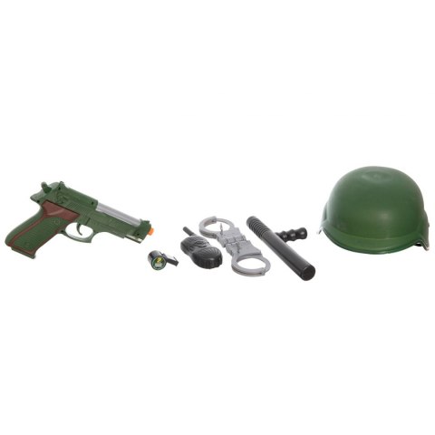 ZESTAW WOJSKOWY ŻOŁNIERZA ŻOŁNIERZ AKCESORIA DLA DZIECI KASK HSY-027