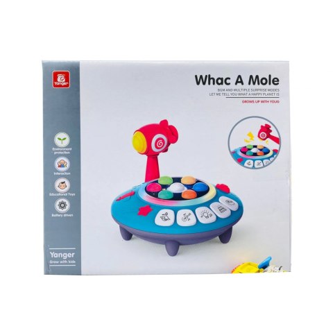 Gra zręcznościowa zbijak Enjoy dźwięki światełka młoteczek dla dzieci 2161