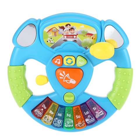 Interaktywna kierownica dźwięk światła organki 868