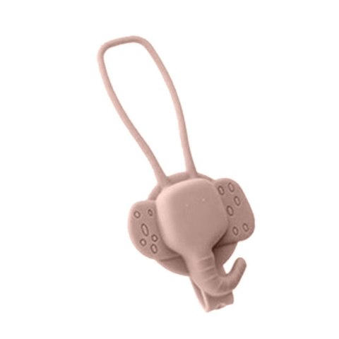 Regulowana silikonowa smycz do bidonu pasek zawieszka do butelki smoczka słoń 13R