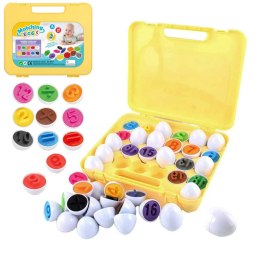 Układanka sorter jajka Montessori cyfry DF27