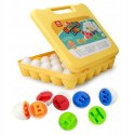 Układanka sorter jajka Montessori litery DF26