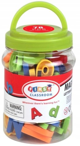 KOLOROWE MAGNETYCZNE LITERY CYFRY ZNAKI 52 EL 1156