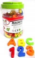 KOLOROWE MAGNETYCZNE LITERY CYFRY ZNAKI 52 EL 1156