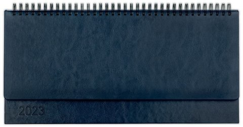 Kalendarz biurowy MANAGER LUX (H2),23 - granat półmat 2023 TELEGRAPH