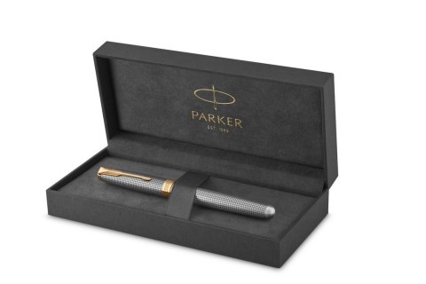 Pióro_kulkowe SONNET PREMIUM CHISELLED SILVER GT PARKER 1931491, giftbox