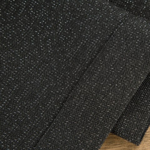 BIEŻNIK EUROFIRANY BAWEŁNIANY GRUBY STELLA 1 40 X 180 CZARNY