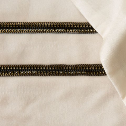 BIEŻNIK EUROFIRANY OBRUS   GLEN 4 35X140 CM KREMOWY