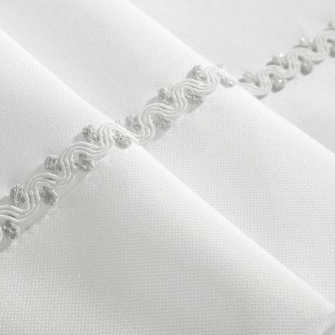 OBRUS EUROFIRANY ELIMA (FI) 150 CM BIAŁY