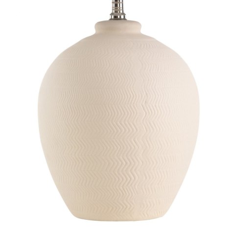 LAMPA STOŁOWA EUROFIRANY TINA (01) 33X41X64 CM BEŻOWY