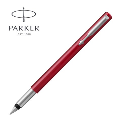 Pióro wieczne (F) VECTOR XL RED, PARKER 2130435 , giftbox (WYCOFANY)