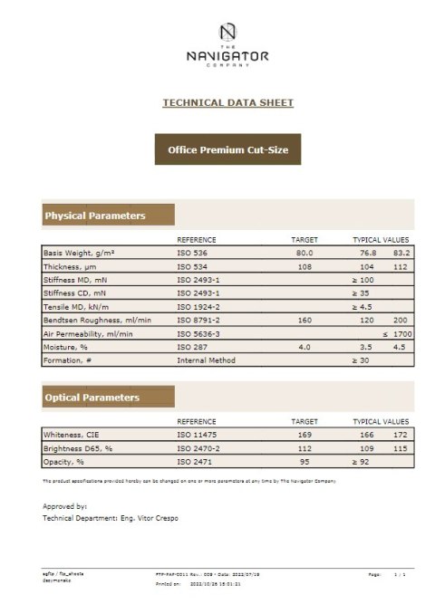 Papier xero A4 Inacopia Elite Premium 80g CIE 169 (KLASA A)