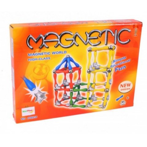 Magnetyczne klocki NEODYMOWE układanka 148el 6834C