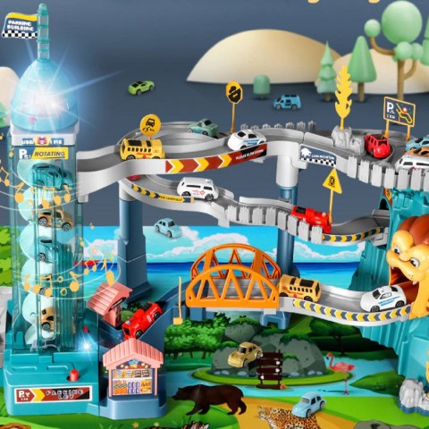 Tor samochodowy zjeżdżalnia auta winda lew 5503A