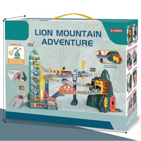 Tor samochodowy zjeżdżalnia auta winda lew 5503A