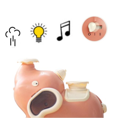 Fontanna z piłeczkami słoń para dźwięki 158-2CR