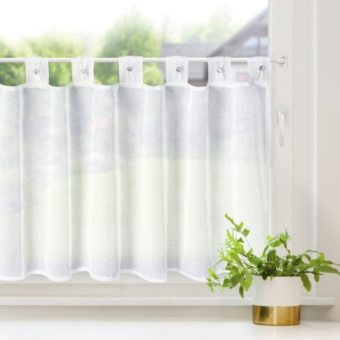 FIRANA FIRANKA GOTOWA EUROFIRANY SEVILLA NA SZELKACH 150X90 CM BIAŁY