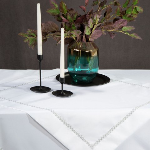 OBRUS EUROFIRANY ELIMA 140X180 CM BIAŁY